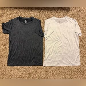 Real Essentials Active Shirts- Gray and White